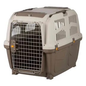 Skrzynia transportowa SKUDO 5, M, 59x65x79cm ciemnoszary/piaskowy (max. 35kg)